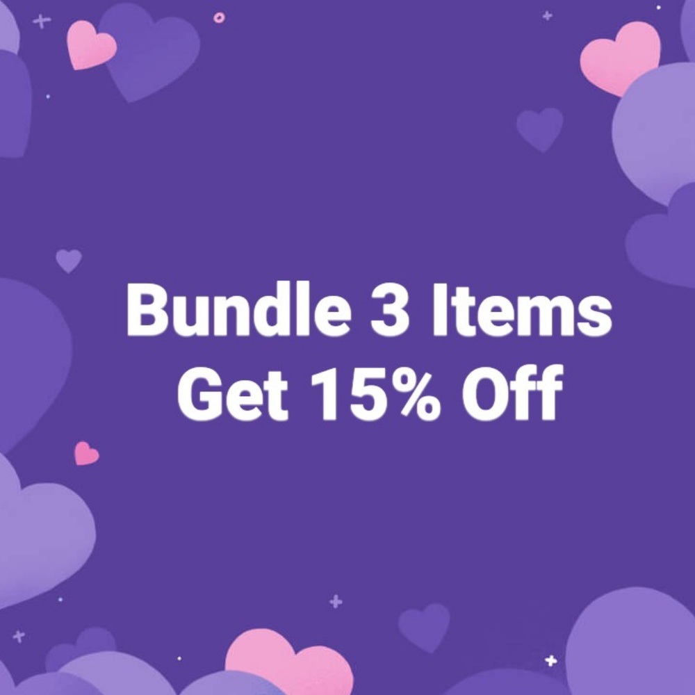 Bundle 3 Get 15% Off